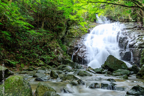                                              Senjuin waterfall in summer