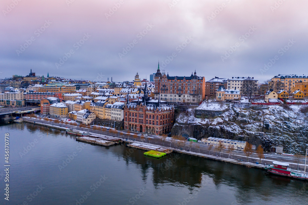 Stockholm in snow