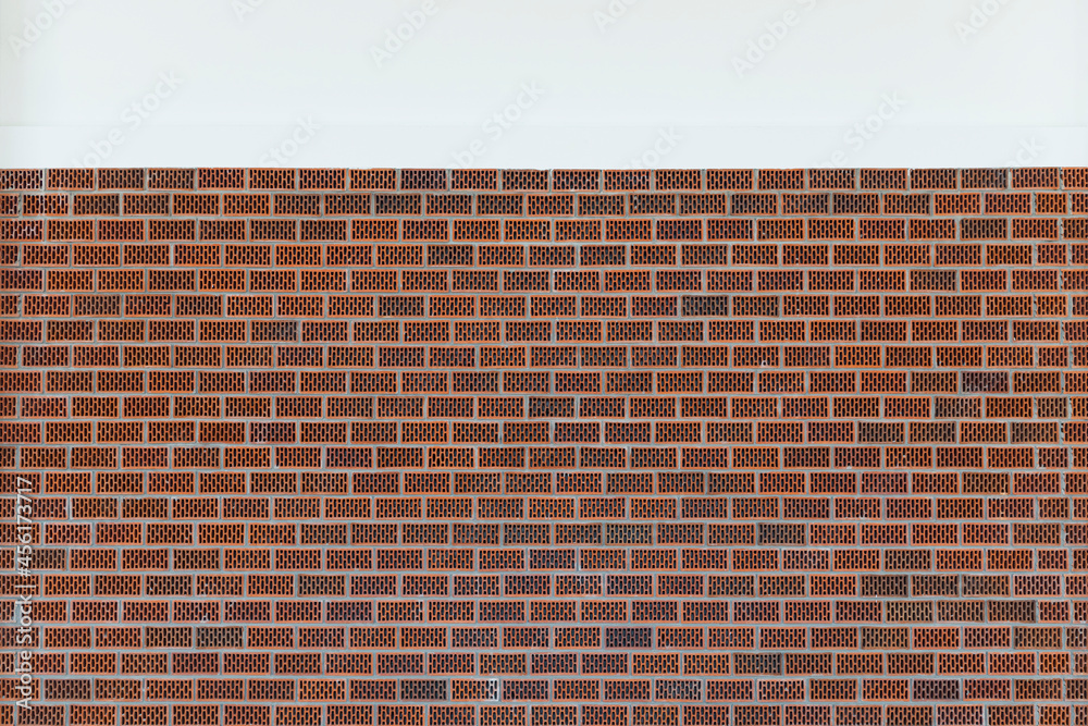 Brick wall. Old orange brick wall background Brick wall. Old orange brick wall background