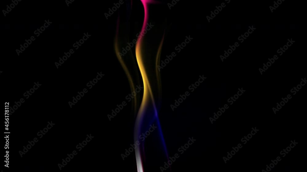 slow motion of bright abstract multicolor smoke on black background slow motion of bright abstract multicolor smoke on black background