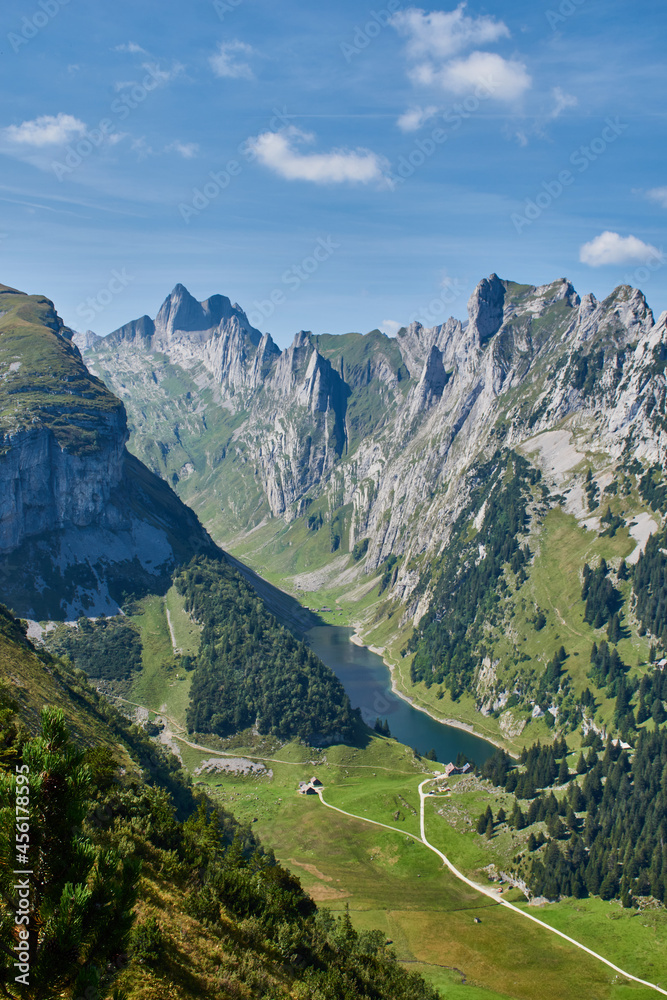 Bergpanorama im Schweizerischen Alpstein