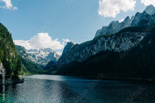 Gosausee and Dachstein glacier in Austria
 photo