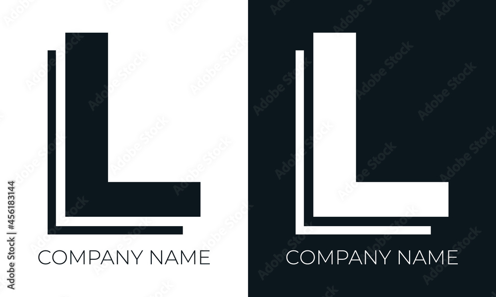 Initial letter l logo vector design template. Creative modern trendy l typography and black colors. Initial letter l logo vector design template. Creative modern trendy l typography and black colors.