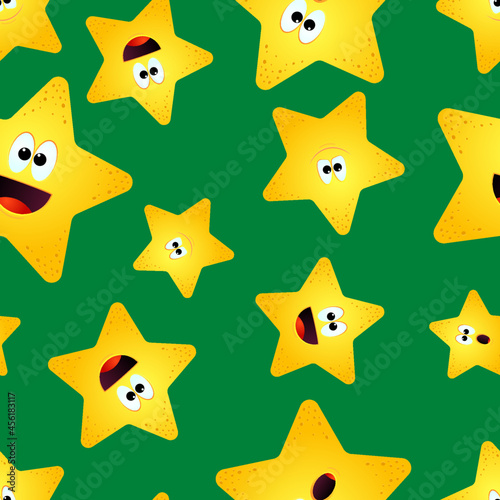 seamless pattern with starfish for decor wrapping paper and fabric