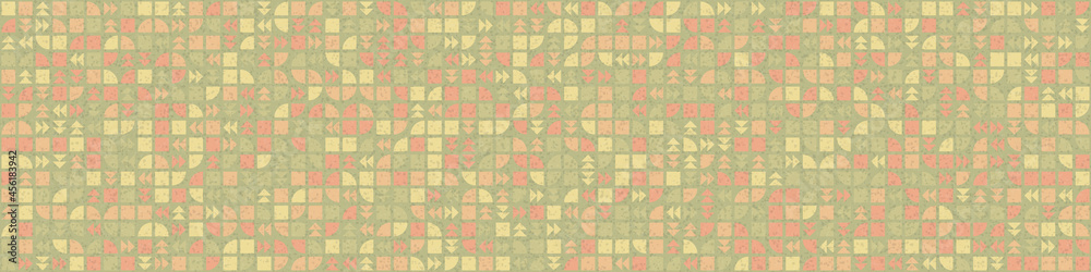 Obraz premium Abstract Geometric Pattern generative computational art illustration