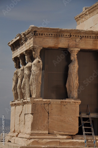 some streets in greece are still old fashioned and nice photo