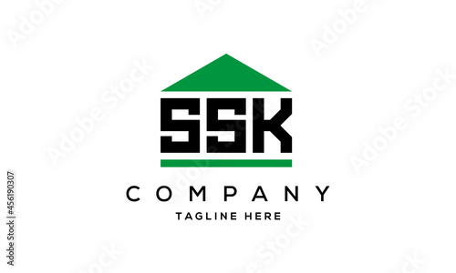 SSK creative three latter logo design photo