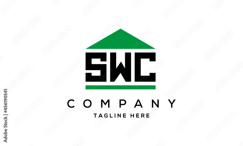 SWC creative three latter logo design SWC creative three latter logo design