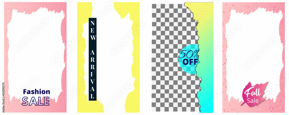Fototapeta premium Social media story post design