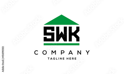 SWK creative three latter logo design