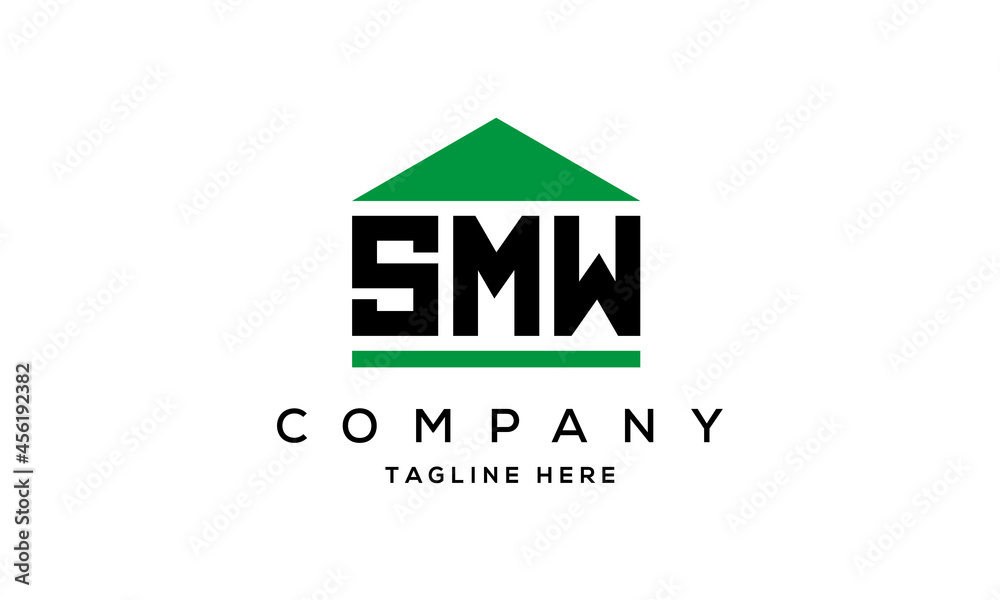 SMW creative three latter logo design