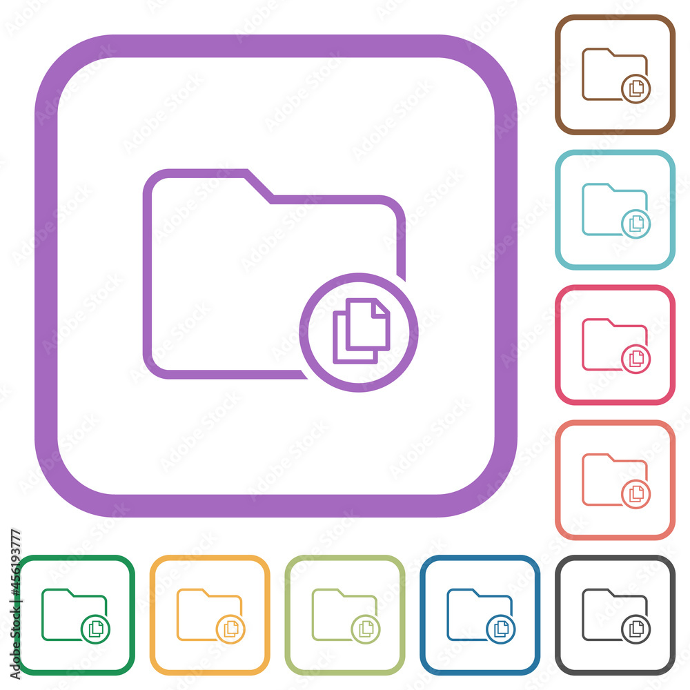 Copy directory simple icons Copy directory simple icons