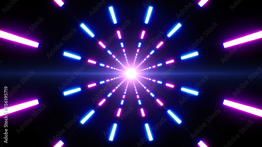 Neon Colored Flare Light and Light Beam Lamps Neon Colored Flare Light and Light Beam Lamps