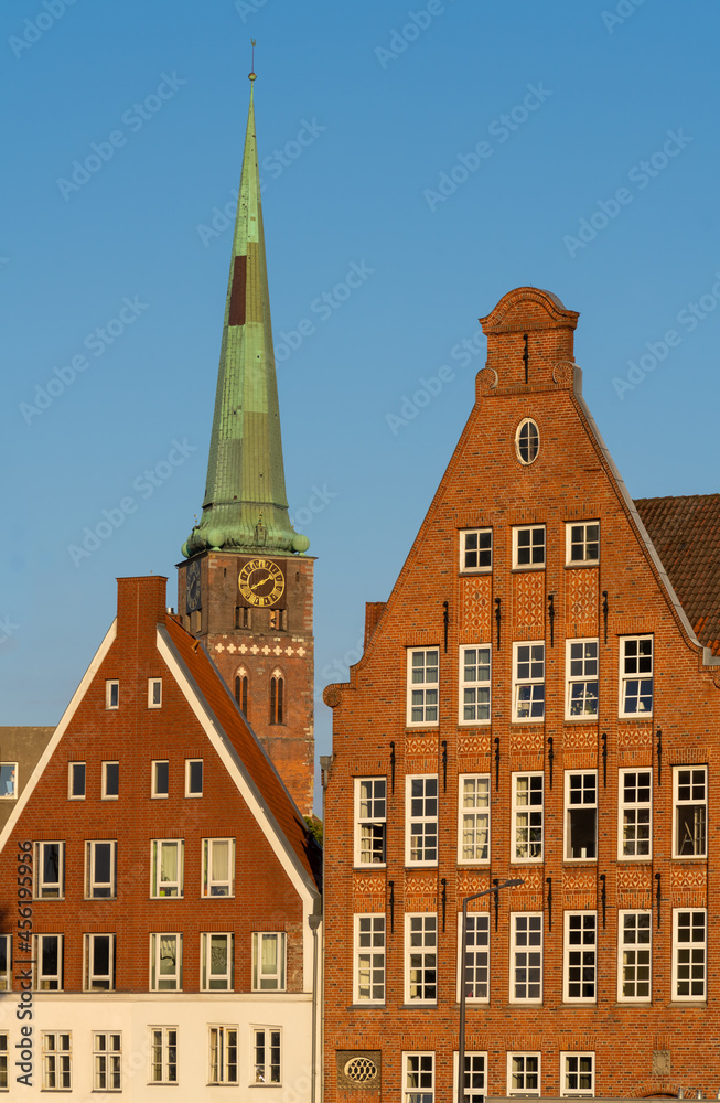 The old city center of the Hanseatic City of Lübeck (Hansestadt Lübeck), Northern Germany. Cradle and de facto capital of the Hanseatic League. A UNESCO World Heritage Site.