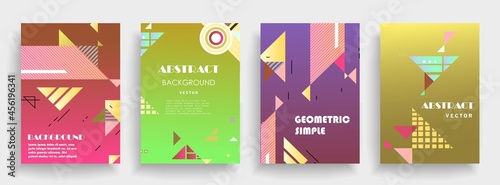 Modern abstract covers set, Modern colorful wave liquid flow poster. Cool gradient shapes composition, vector covers design.	