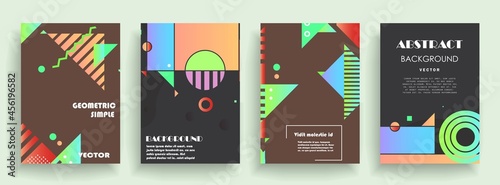 Modern abstract covers set, Modern colorful wave liquid flow poster. Cool gradient shapes composition, vector covers design.	