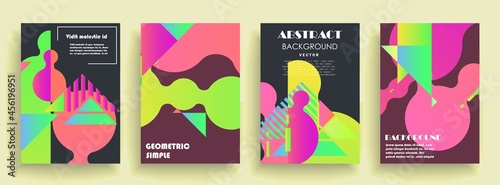 Modern abstract covers set, Modern colorful wave liquid flow poster. Cool gradient shapes composition, vector covers design.	