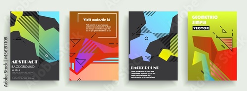 Modern abstract covers set, Modern colorful wave liquid flow poster. Cool gradient shapes composition, vector covers design.	