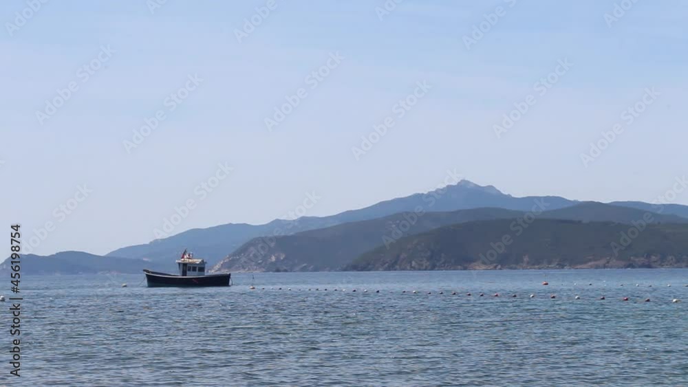 fishing boat on the sea fishing boat on the sea