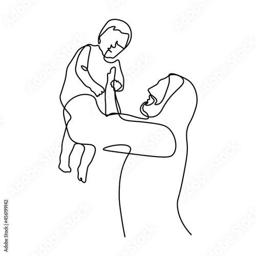 continuous line drawing of Nativity of Jesus