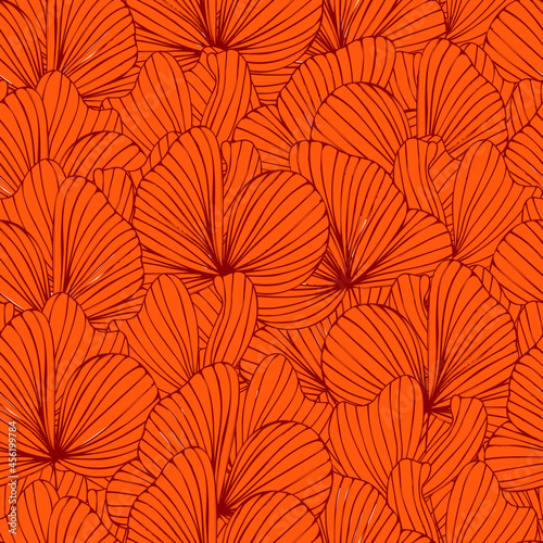 autumn leaves vector seamless pattern. background for fabrics  prints  packaging and postcards