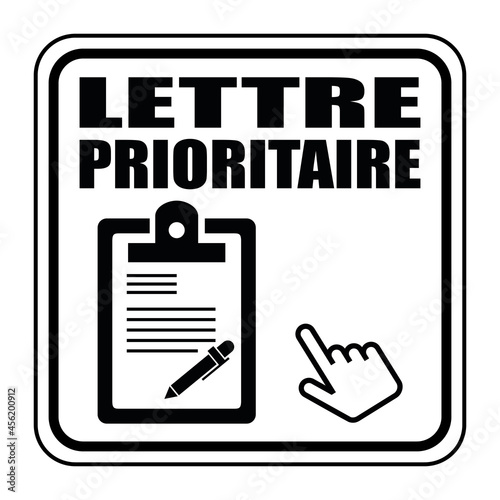 Logo lettre prioritaire.