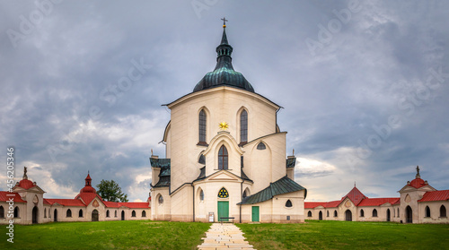 Pilgrimage Church of Saint John of Nepomuk at Zelena Hora, Zdar nad Sazavou, Czech republic
