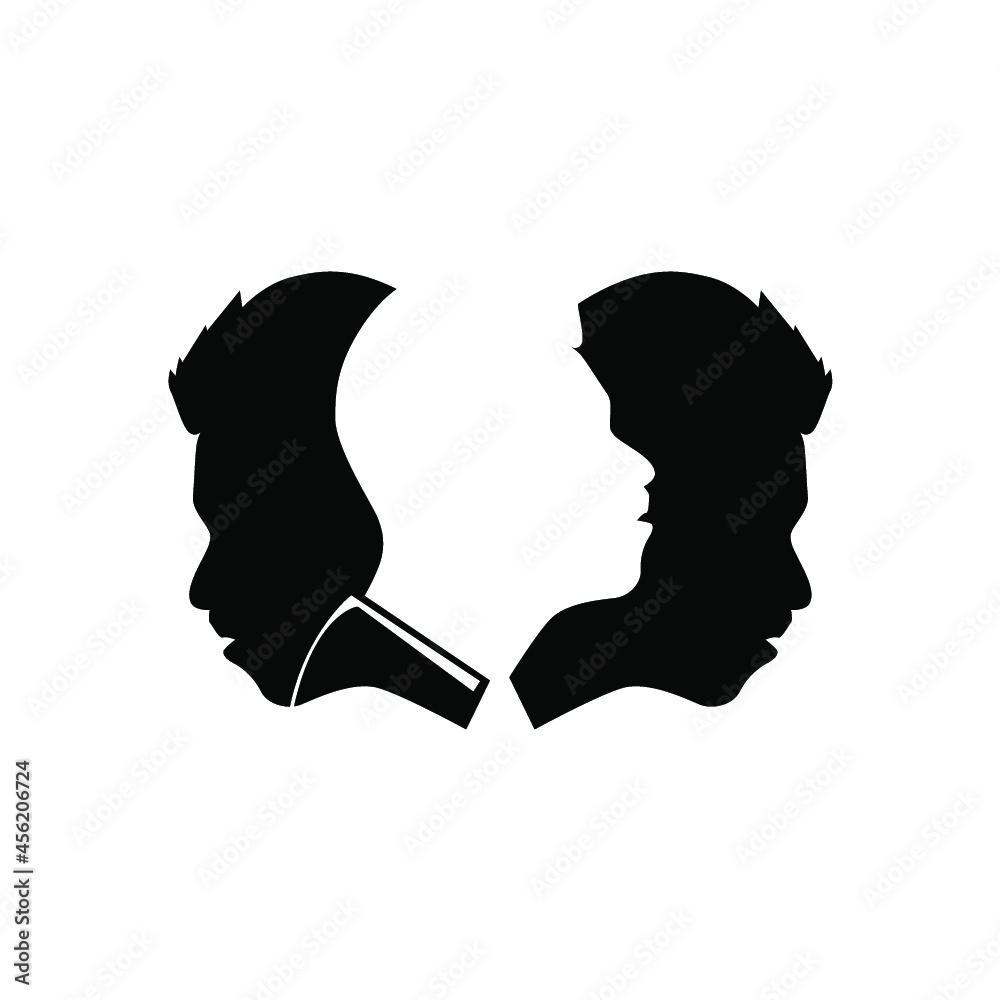 3 man logo icon vector image 3 man logo icon vector image