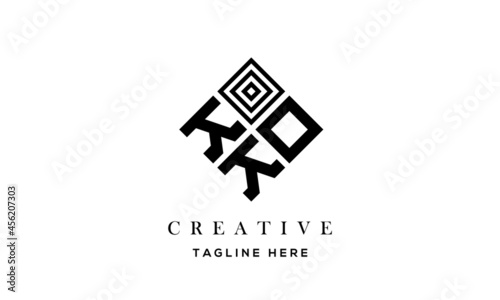 KOK square three latter logo vector	