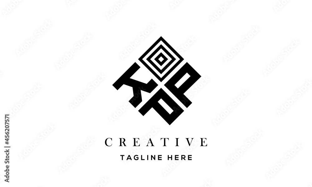 KPP square three latter logo vector KPP square three latter logo vector