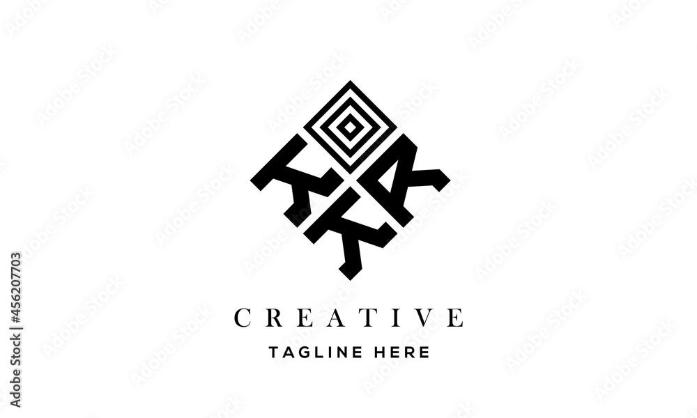 KRK square three latter logo vector	