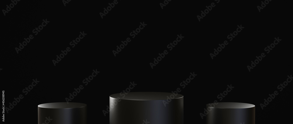 3D rendering of blank product background for displaying fashion and cream cosmetics decorations. Modern podium background for luxury product. 3D rendering of blank product background for displaying fashion and cream cosmetics decorations. Modern podium background for luxury product.