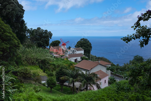 View of the coast on Sao Miguel island, Azores