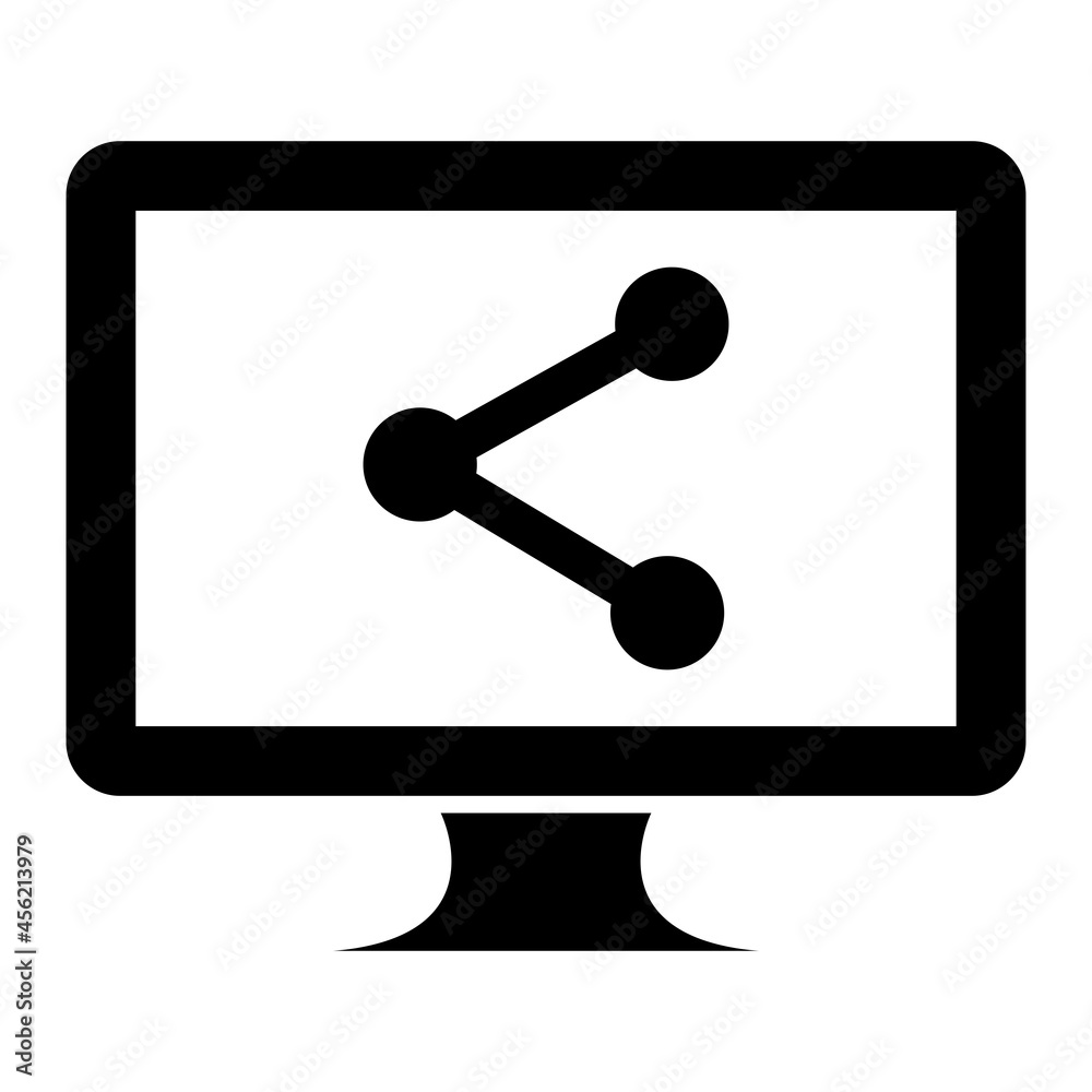 Vector Share Glyph Icon Design Vector Share Glyph Icon Design