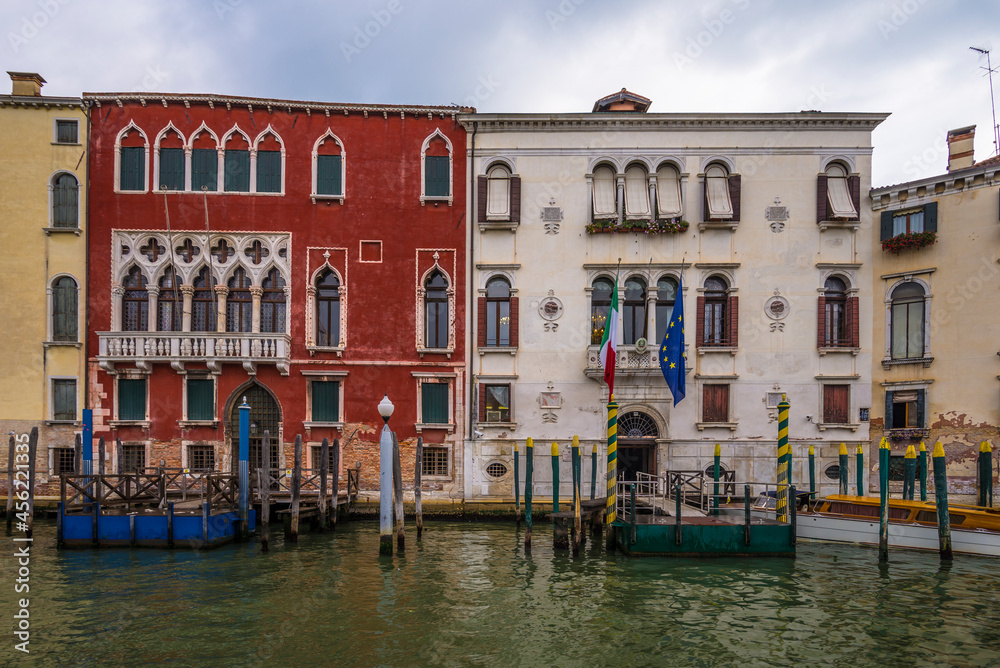 Venetian buildings and channels, Venice, Italy