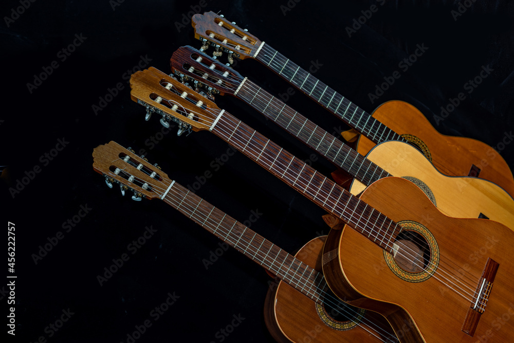 Spanish guitars for an instrumental concert concept Spanish guitars for an instrumental concert concept