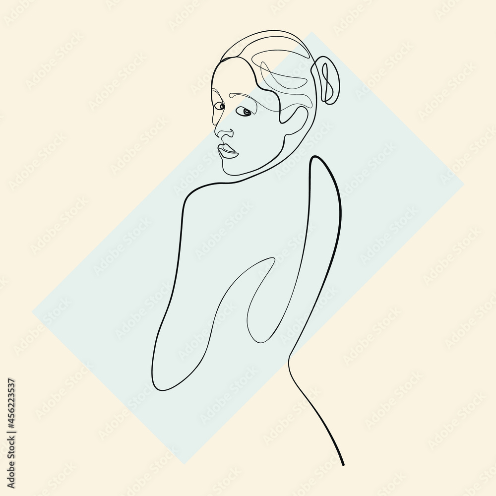 Surreal Faces Continuous line, drawing of set faces and hairstyle, fashion concept, woman beauty minimalist, vector illustration pretty sexy. Contemporary portrait Surreal Faces Continuous line, drawing of set faces and hairstyle, fashion concept, woman beauty minimalist, vector illustration pretty sexy. Contemporary portrait