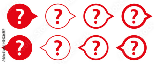 POINT D'INTERROGATION ROUGE