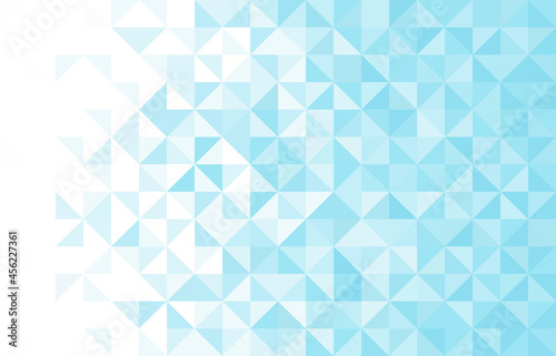 Abstract geometry triangle blue polygonal mosaic pattern background.vector
