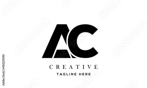 creative letter AC logo design templates