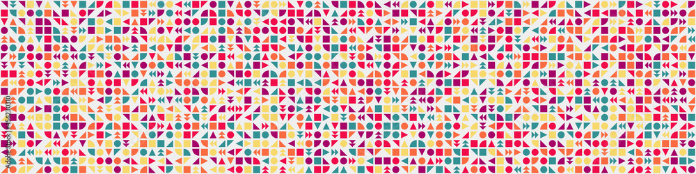 Abstract Geometric Pattern generative computational art illustration Abstract Geometric Pattern generative computational art illustration