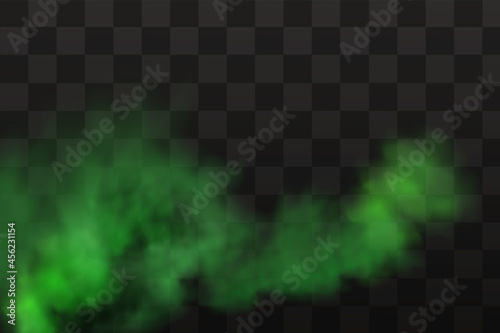 Vector realistic set of stench breath or sweat odor isolated on transparent checkered background.