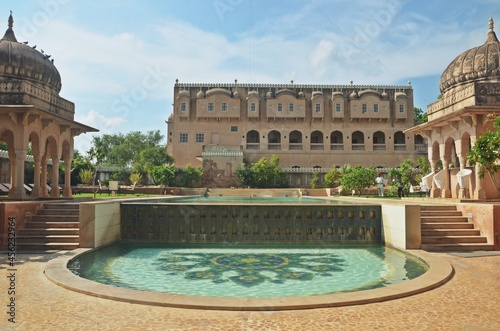 old artistic mansion ( haweli ) of mandawa city ,rajasthan,india photo