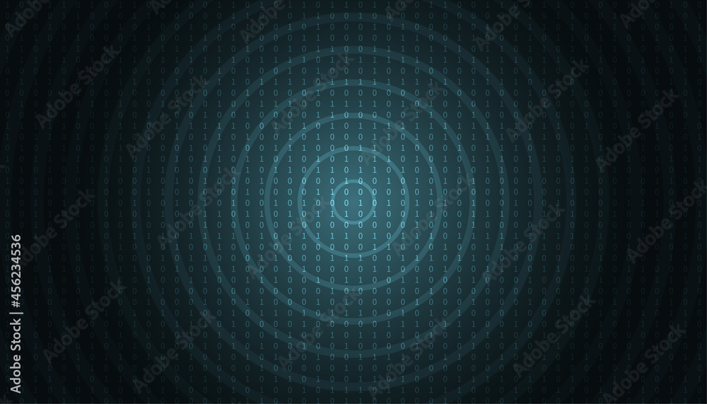 Binary code background. Data illustration. Matrix abstract concept Binary code background. Data illustration. Matrix abstract concept