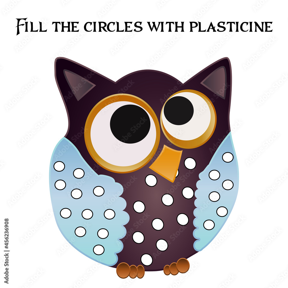 Educational paper game for preschoolers development. Cut out parts of image and glue on paper or fill in the white spots with plasticine Educational paper game for preschoolers development. Cut out parts of image and glue on paper or fill in the white spots with plasticine