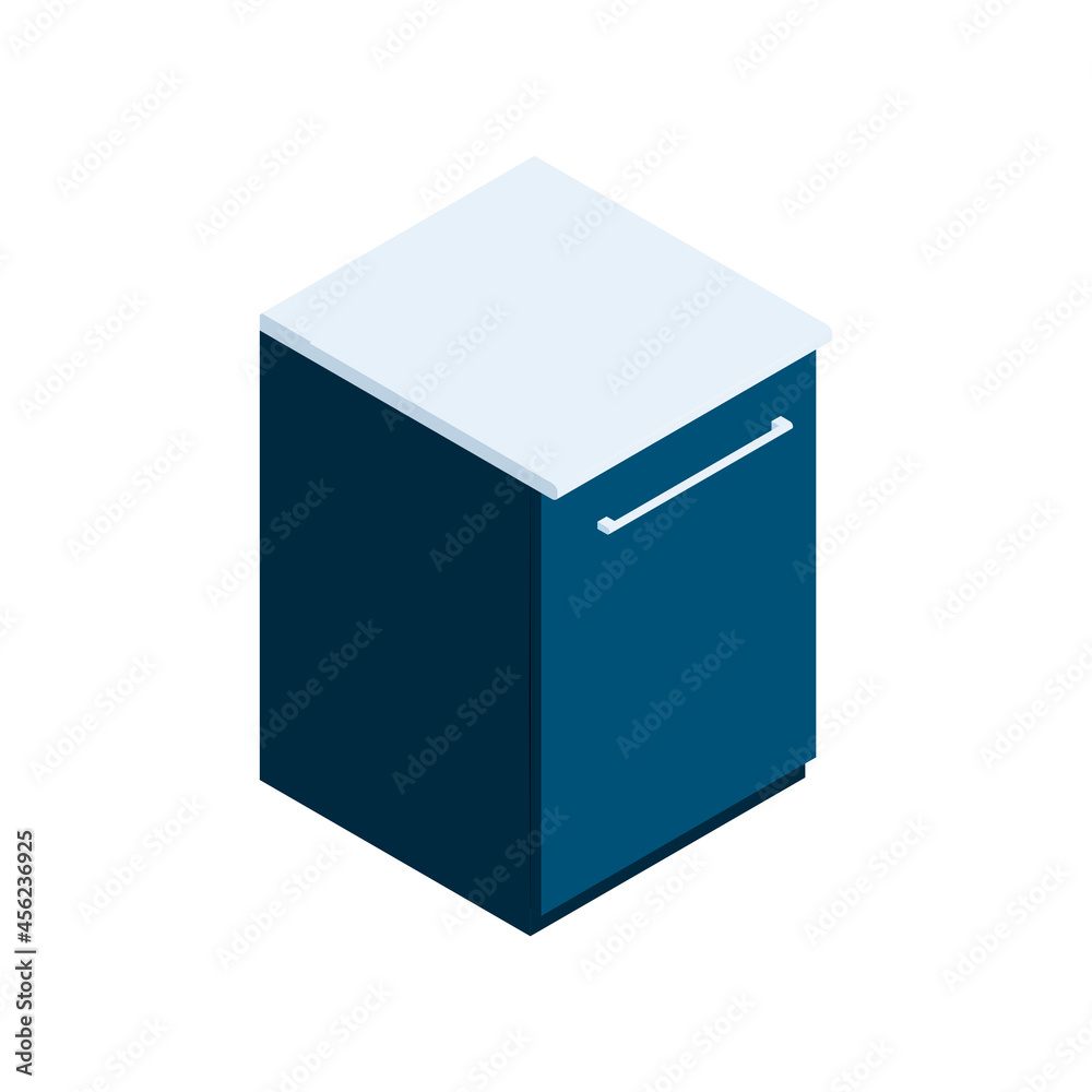 Isometric Cupboard Icon Isometric Cupboard Icon