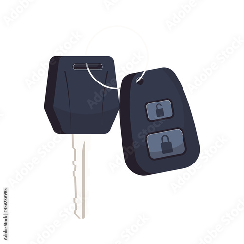 Car Key Illustration