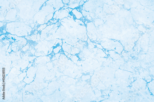 Vector marble pattern. White and blue marble texture background. Trendy template.