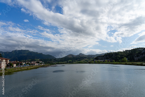 Rivadesella village in Asturias, Spain.