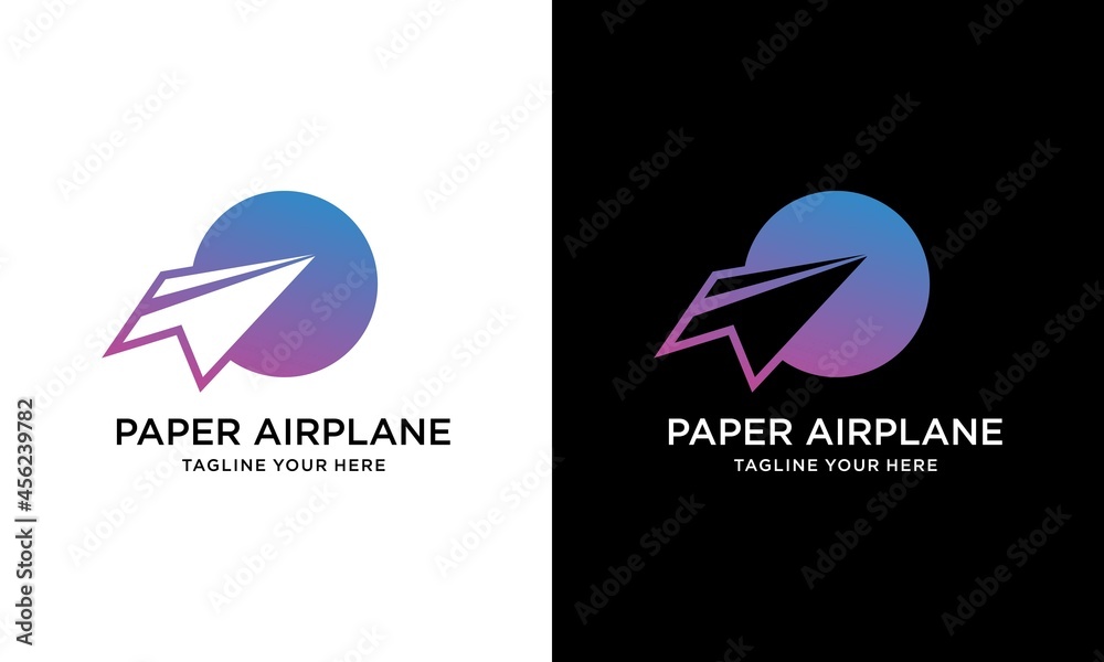 Paper Airplane with premium design template for your company business Premium Vector Paper Airplane with premium design template for your company business Premium Vector